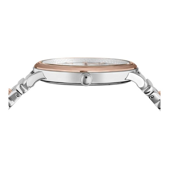 Versace Circle Two Tone Womens Watch